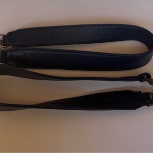 Two Blue Purse Leather Straps